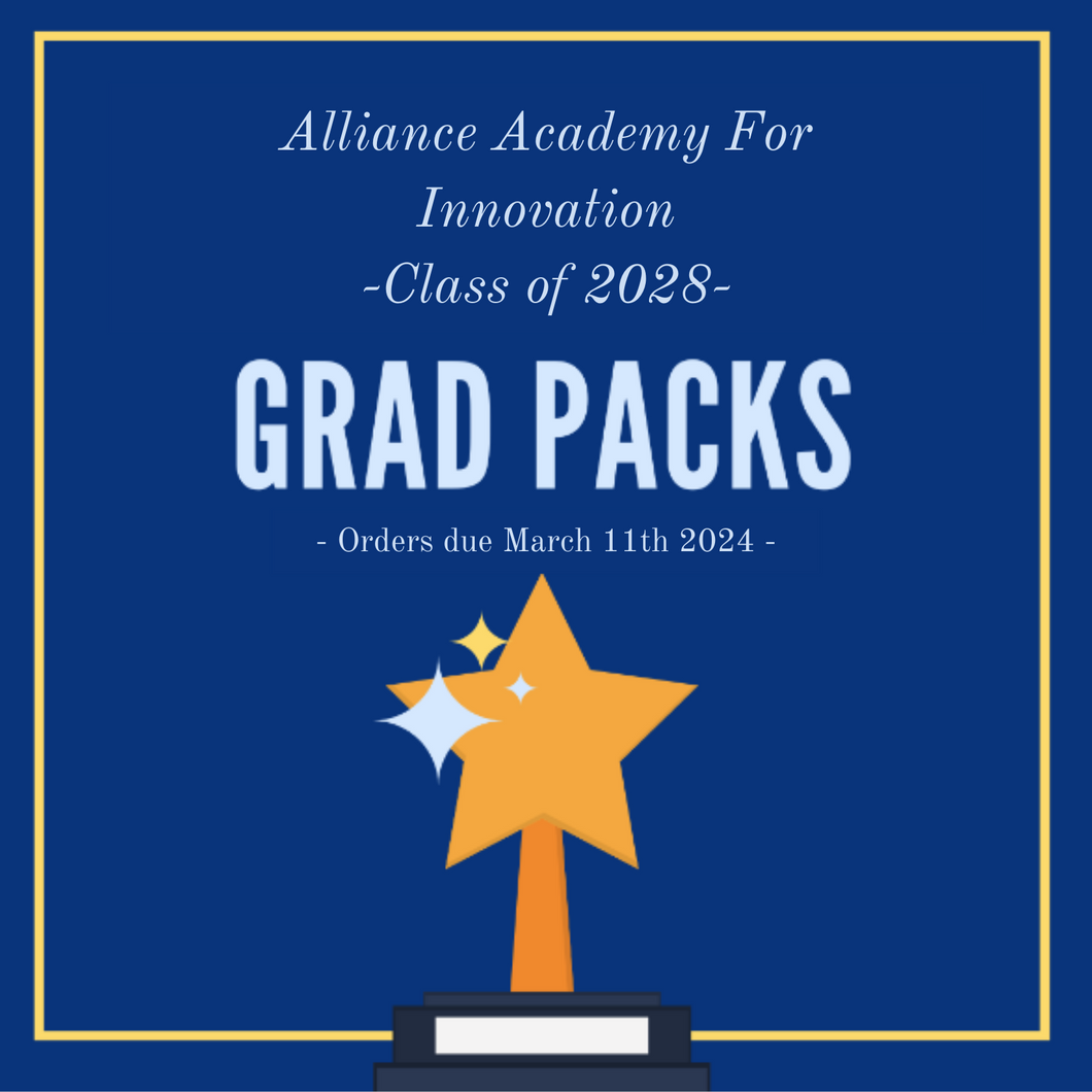 Alliance Academy Class of 2028 Grad Packs  | Orders Due March 11th 2024